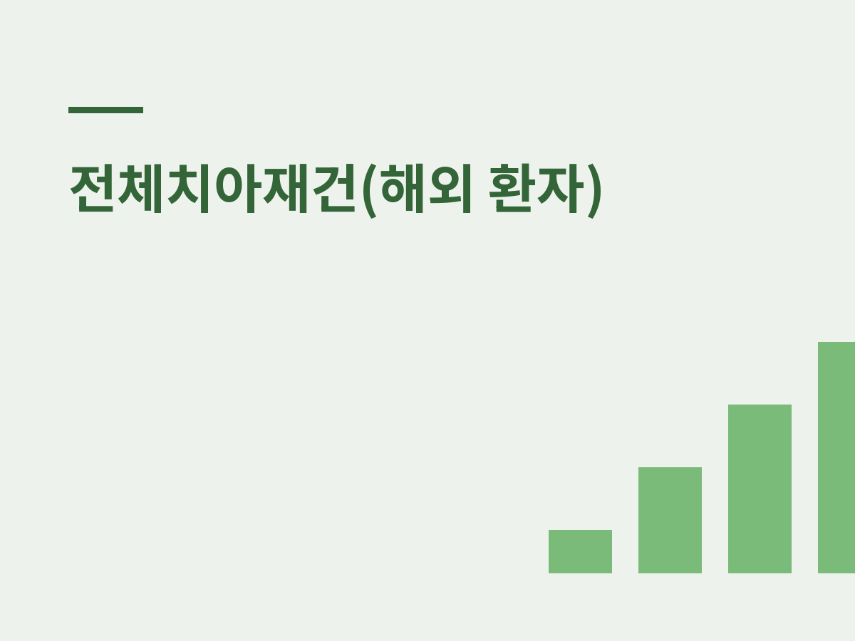 해외 거주자 전체치아재건, 방문 일정 짜는 법