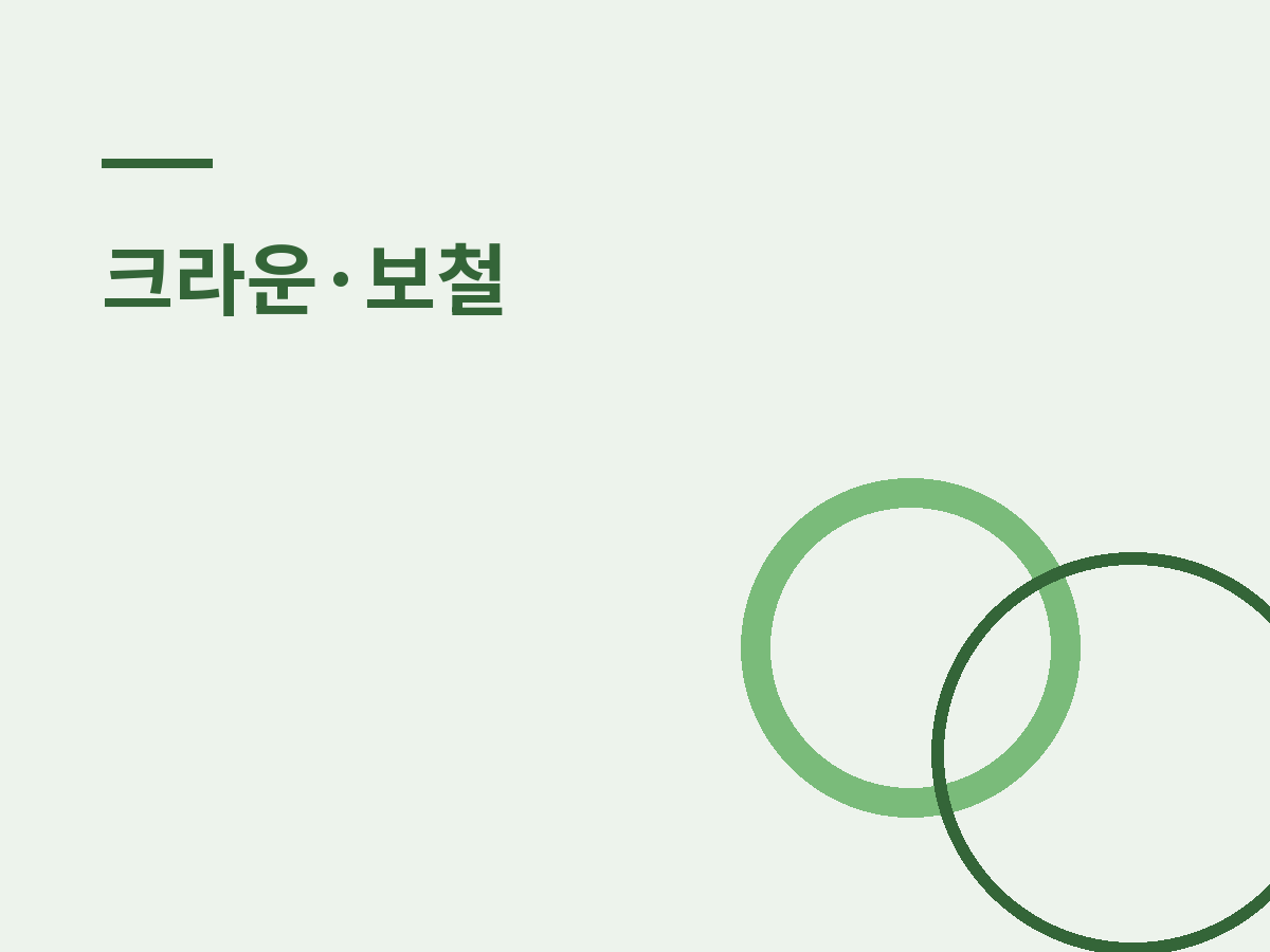 지르코니아 크라운, 어떤 경우에 선택하나?